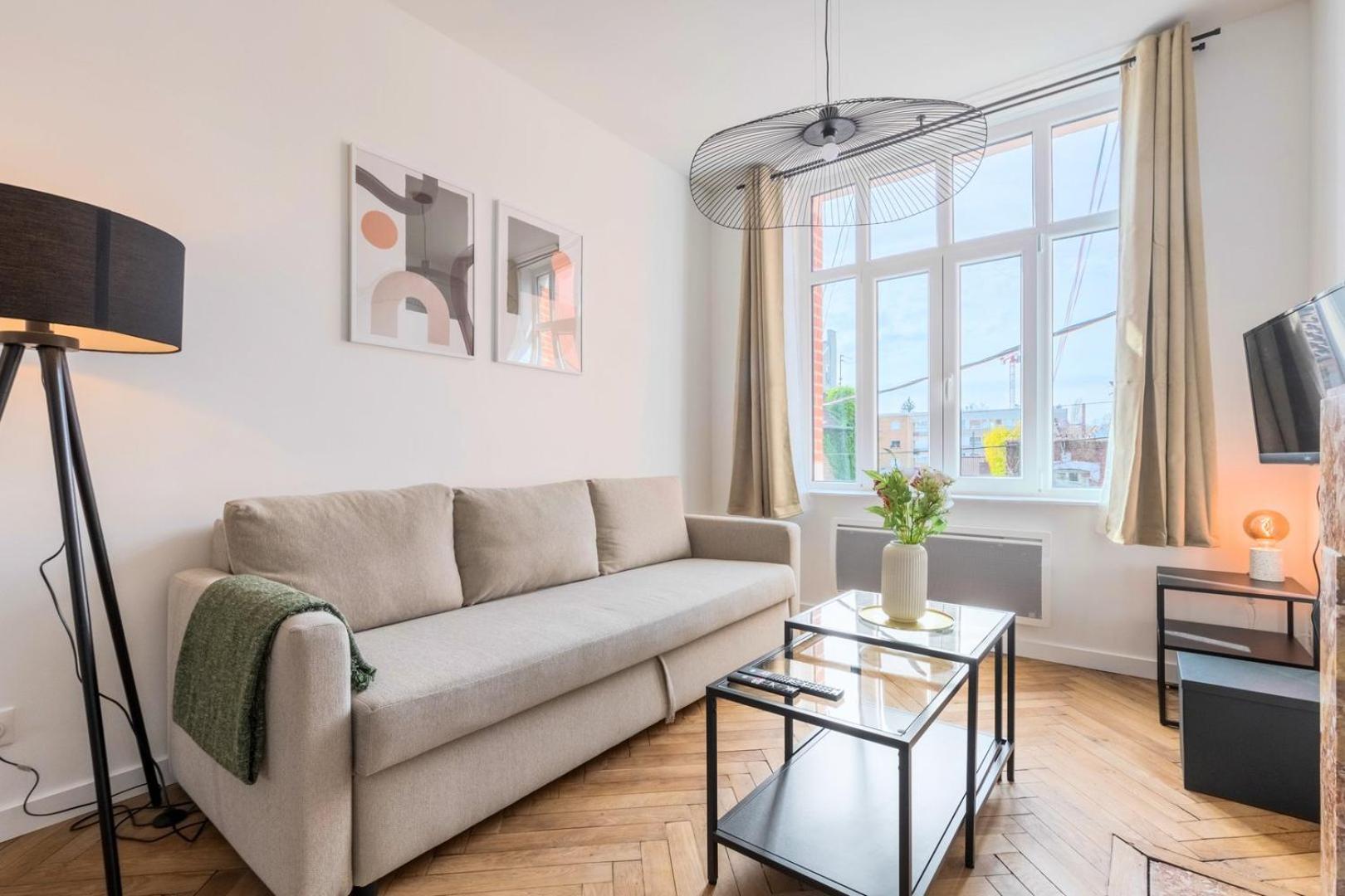 Charming Through-Apartment Renovated And Equipped! Marcq-en-Barœul Extérieur photo